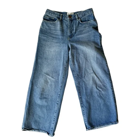 La Ligne Izzie High Rise Cropped Wide-Leg Jean - Picture 1 of 3